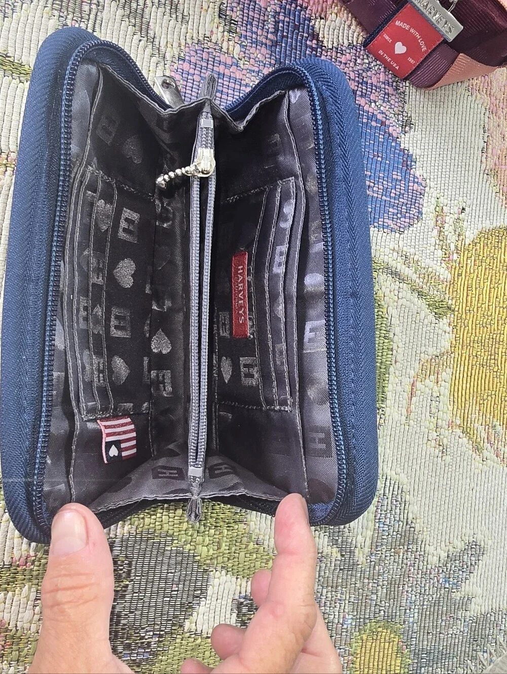 Harvey's Bags Forever In Blue Jeans Wallet